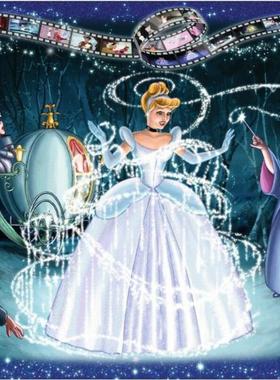 现货ravensburger德国睿思进口益智迪斯尼拼图19678 灰姑娘1000片