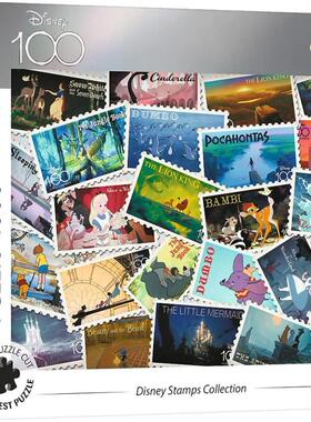 正品包邮trefl欧洲进口益智动漫拼图10760迪士尼百年纪念款1000片