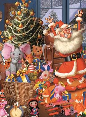 正品包邮 奥地利Piatnik进口成人益智卡通拼图5547圣诞惊喜1000片