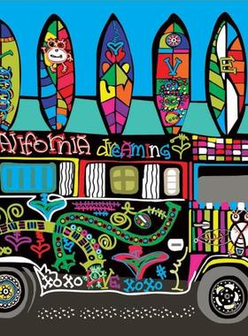 正品包邮 西班牙EDUCA进口成人益智拼图19246加州梦想旅行500片