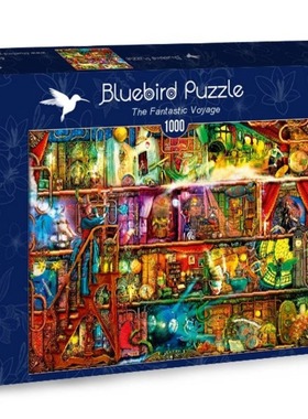 现货包邮 法国Bluebird 蓝鸟进口益智拼图 70307奇妙的旅行1000片