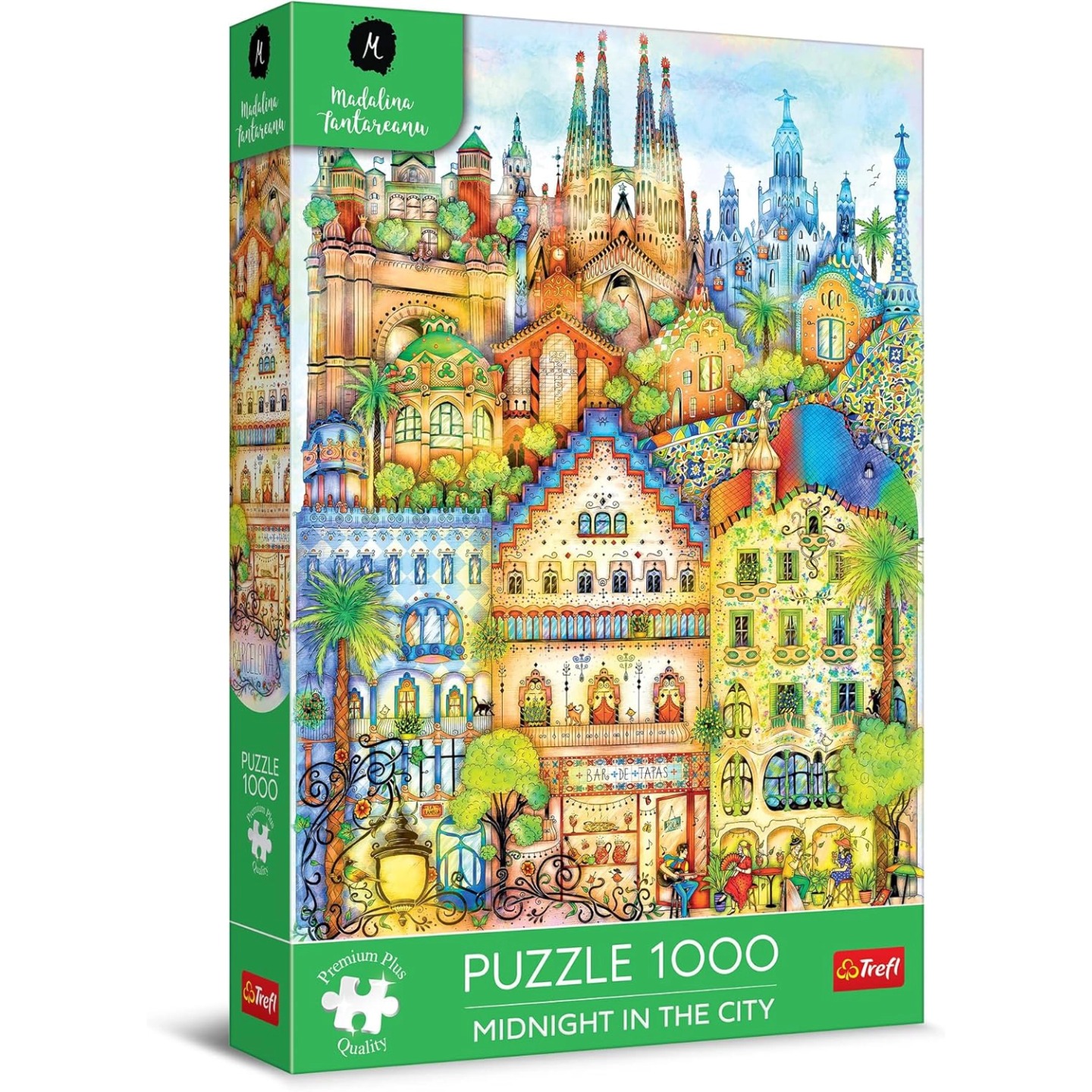 新品包邮波兰trefl欧洲进口成人益智城市拼图12074巴塞罗那1000片