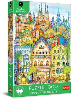 新品包邮波兰trefl欧洲进口成人益智城市拼图12074巴塞罗那1000片