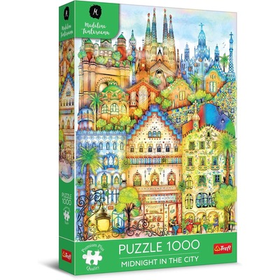 新品包邮波兰trefl欧洲进口成人益智城市拼图12074巴塞罗那1000片