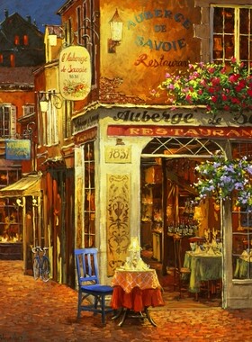 现货 法国Bluebird蓝鸟进口成人益智拼图70214欧洲旅馆餐厅1000片