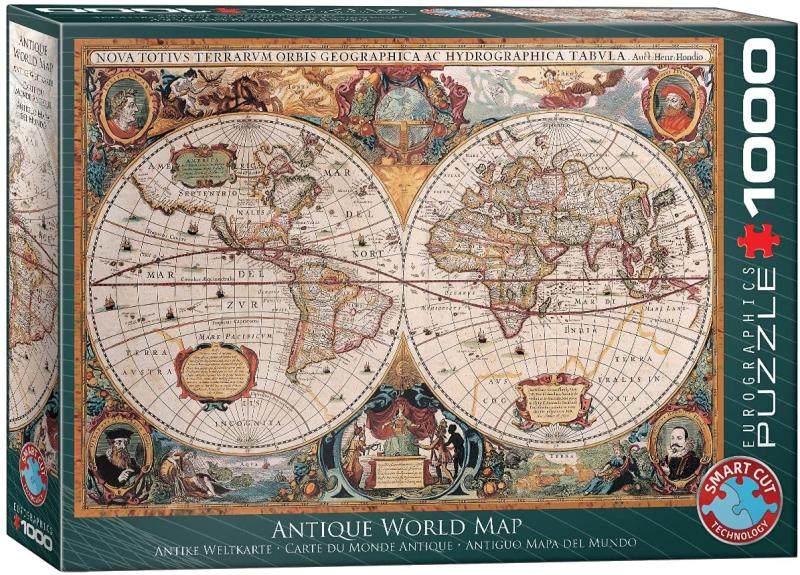 世界地图益智拼图Eurographics