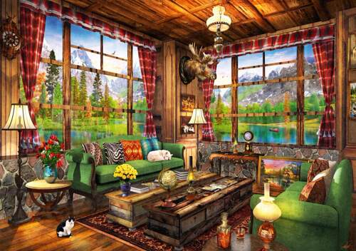 法国进口小屋益智拼图