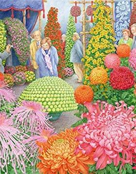 现货包邮JUMBO荷兰进口成人益智拼图玩具11262鲜花展1000片Falcon