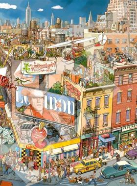 现货包邮 HEYE德国进口成人益智拼图29997超级英雄电影2000片三角