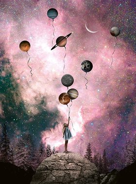 新款包邮施密特Schmidt德国进口成人益智拼图59903渴望星球1000片