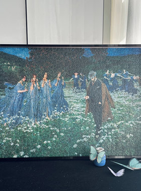 正品意大利Ricordi进口益智名画艺术拼图 梦幻世界1000片伦茨现货