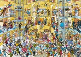 29927热闹 HEYE德国进口益智拼图减压 宾馆1000片三角 包邮 新款