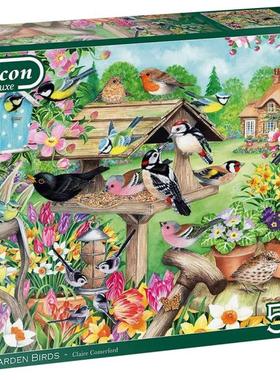 现货包邮 JUMBO荷兰进口成人益智拼图11280春季花园鸟500片Falcon