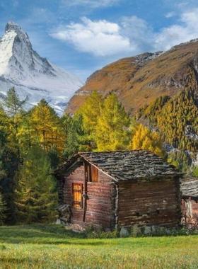 新款 Clementoni意大利进口益智拼图32561马特宏峰下的小屋2000片