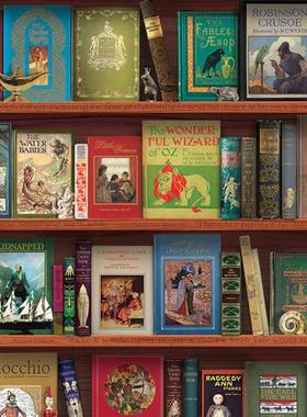 新款包邮 加拿大Cobble Hill 进口益智拼图89015 故事书架2000片