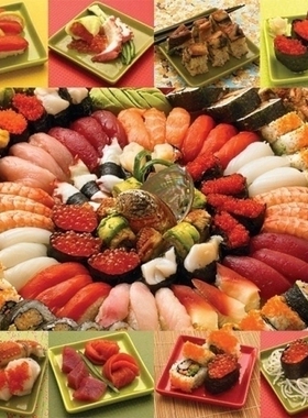 现货包邮 加拿大Cobble Hill 进口益智拼图50708 日本寿司2000片