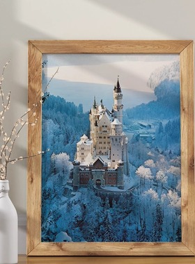 【冬天的新天鹅堡】睿思Ravensburger德国16219收藏拼图礼物1500p