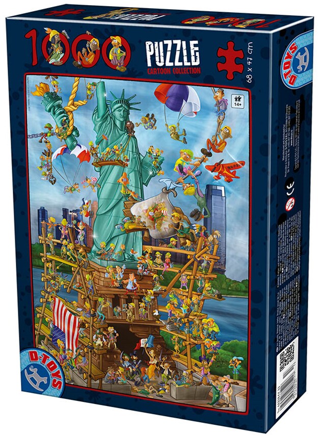 现货包邮 D-Toys罗马尼亚进口成人益智拼图61218CC13 纽约1000片