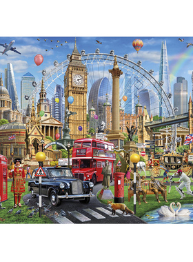 现货包邮 Gibsons英国进口成人益智拼图G6294 魅力伦敦1000片