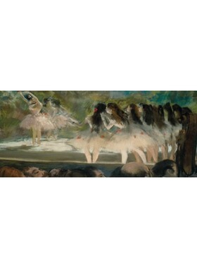 意大利Ricordi进口名画拼图 德加 巴黎歌剧院芭蕾舞团1000片宽幅