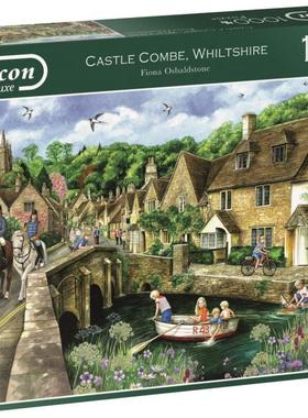 现货包邮 JUMBO荷兰进口益智拼图11233英国威尔特郡 库姆堡1000片