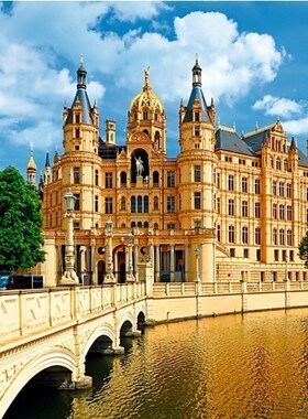 现货包邮 trefl波兰进口成人益智拼图10430 德国什未林宫殿1000片