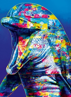 现货包邮 法国Bluebird蓝鸟进口成人益智动物拼图70302海豚1000片