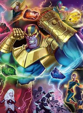 睿思Ravensburger德国进口益智动漫拼图16904灭霸1000片漫威反派