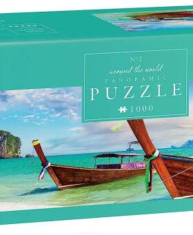 新款包邮 Interdruk波兰进口益智风景拼图 泰国普吉岛1000片宽幅