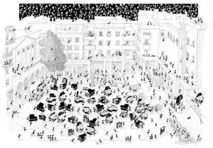 现货 小蚂蚁Akena意大利进口益智动漫拼图FV2402钢琴演奏会1080片