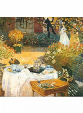 包邮 D-Toys罗马尼亚进口益智名画拼图67548CM02 午餐1000片莫奈