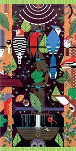 抽象小鸟1000片 美国Pomegranate石榴进口益智拼图AA829 现货 包邮