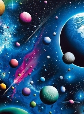 现货包邮施密特Schmidt德国进口成人拼图58290梦幻宇宙太空2000片