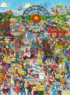 现货包邮 HEYE德国进口成人益智拼图29842慕尼黑啤酒节1500片三角