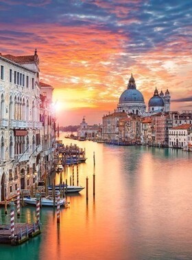 现货包邮 波兰Castorland巧思进口益智拼图52479 威尼斯日落500片