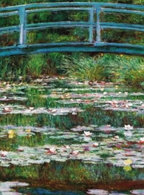 现货美国Pomegranate石榴进口益智拼图AA380日本桥1000片莫奈名画