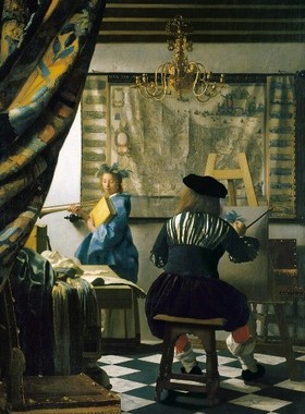 现货包邮 奥地利Piatnik进口益智名画油画拼图5640 绘画室1000片