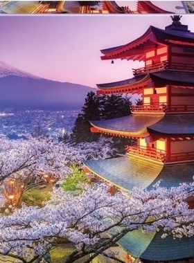 现货包邮 西班牙EDUCA 进口益智拼图16775 日本富士山 2000片礼物