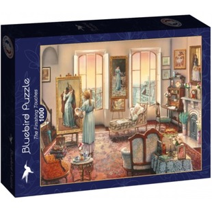 新品 法国Bluebird蓝鸟进口益智拼图90986复古名画画室1000片 包邮