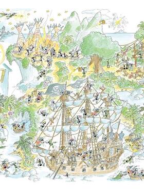 正品现货 小蚂蚁Akena意大利进口益智拼图玩具FV2462彼得潘1080片