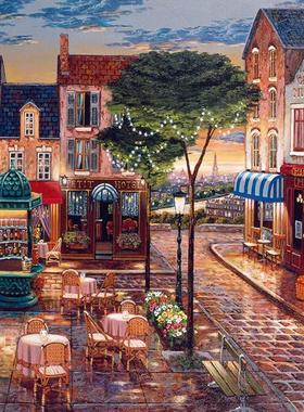 正品包邮 睿思Ravensburger德国进口益智拼图16727巴黎街道1000片