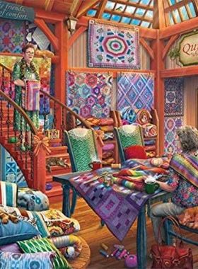 现货包邮 JUMBO荷兰进口成人益智拼图11285 染布店1000片Falcon