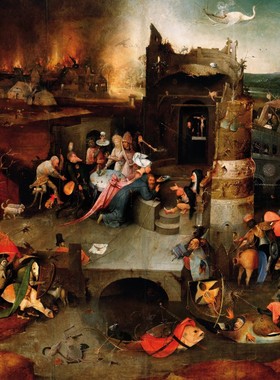 包邮法国Grafika进口益智名画拼图01165圣安东尼的诱惑1500片博斯