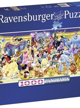 现货包邮 睿思Ravensburger德国进口拼图15109迪斯尼人物集1000片