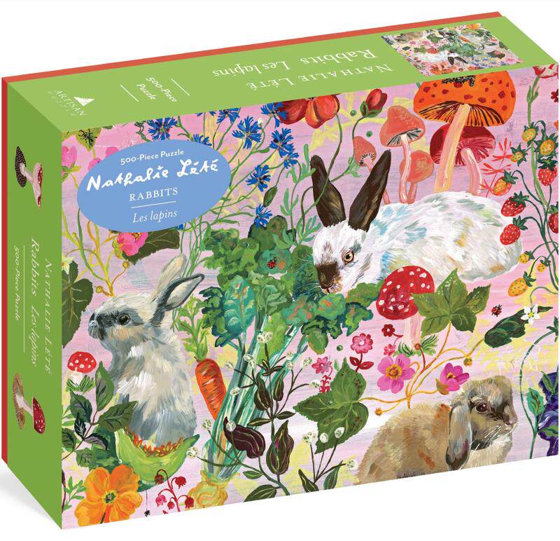 【清仓】工匠Artisan美国进口益智动物拼图290473兔子500片减压