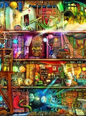 现货包邮 法国Bluebird蓝鸟进口益智拼图70161梦幻神奇之旅2000片