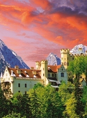 现货包邮 trefl 欧洲进口拼图益智玩具27053 德国 旧天鹅堡2000片