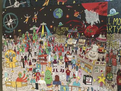 【清仓】鲍伊在哪里拼图礼物女生