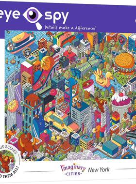 新款 trefl欧洲进口益智拼图10708疯狂城市系列之美国纽约1000片