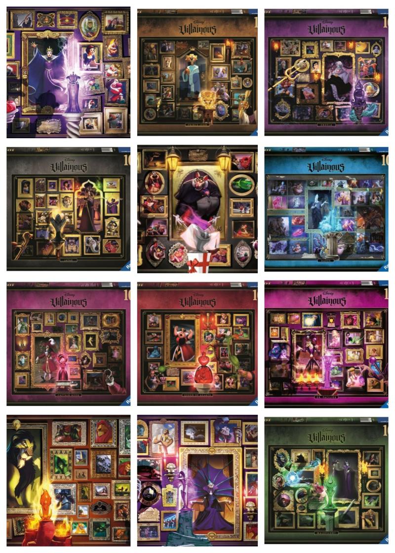 睿思进口益智卡通暗黑拼图